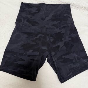 Lululemon Athletica Black Athletic Shorts with Compression Fit